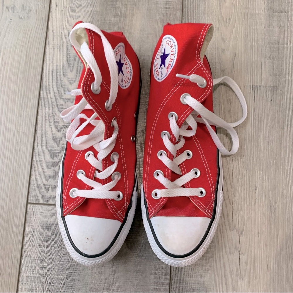 red high top converse
